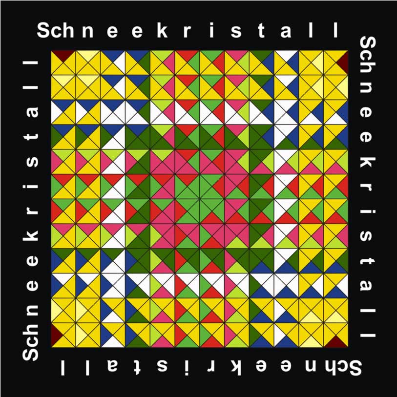 Wortbild Schneekristall