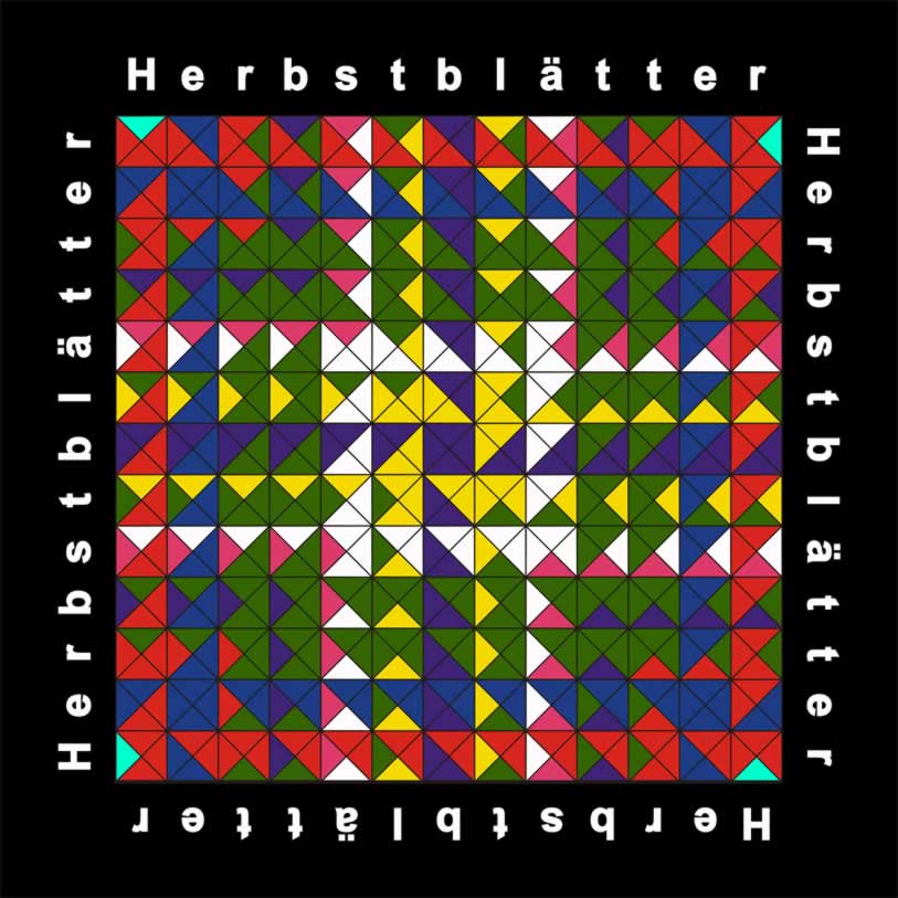 Wortbild Herbstblätter