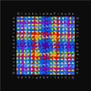 Wortbild Glück Liebe Freude