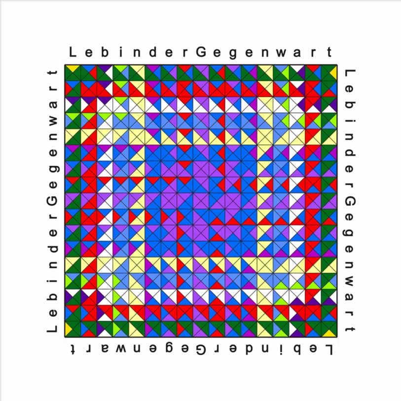 Wortbild Leb in der Gegenwart