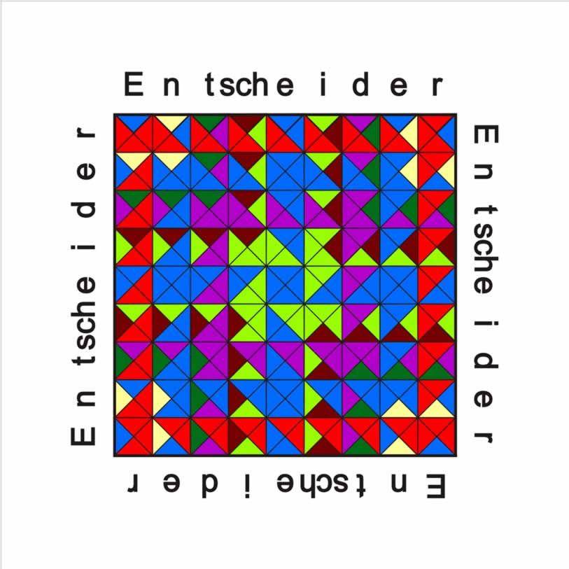 Wortbild Entscheider