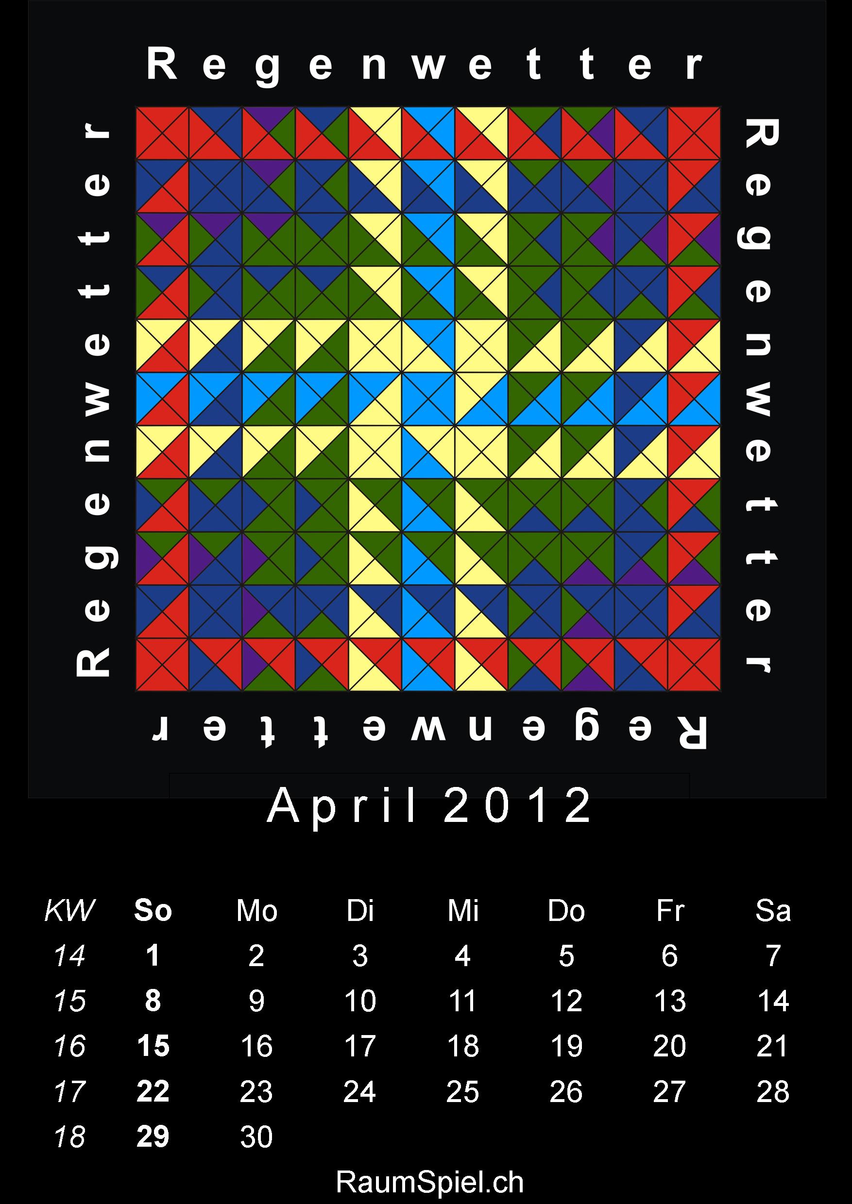 Kalenderblatt April 2012