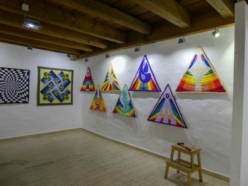 Ausstellung Homburg-Quilts in der Galerie Jan2017