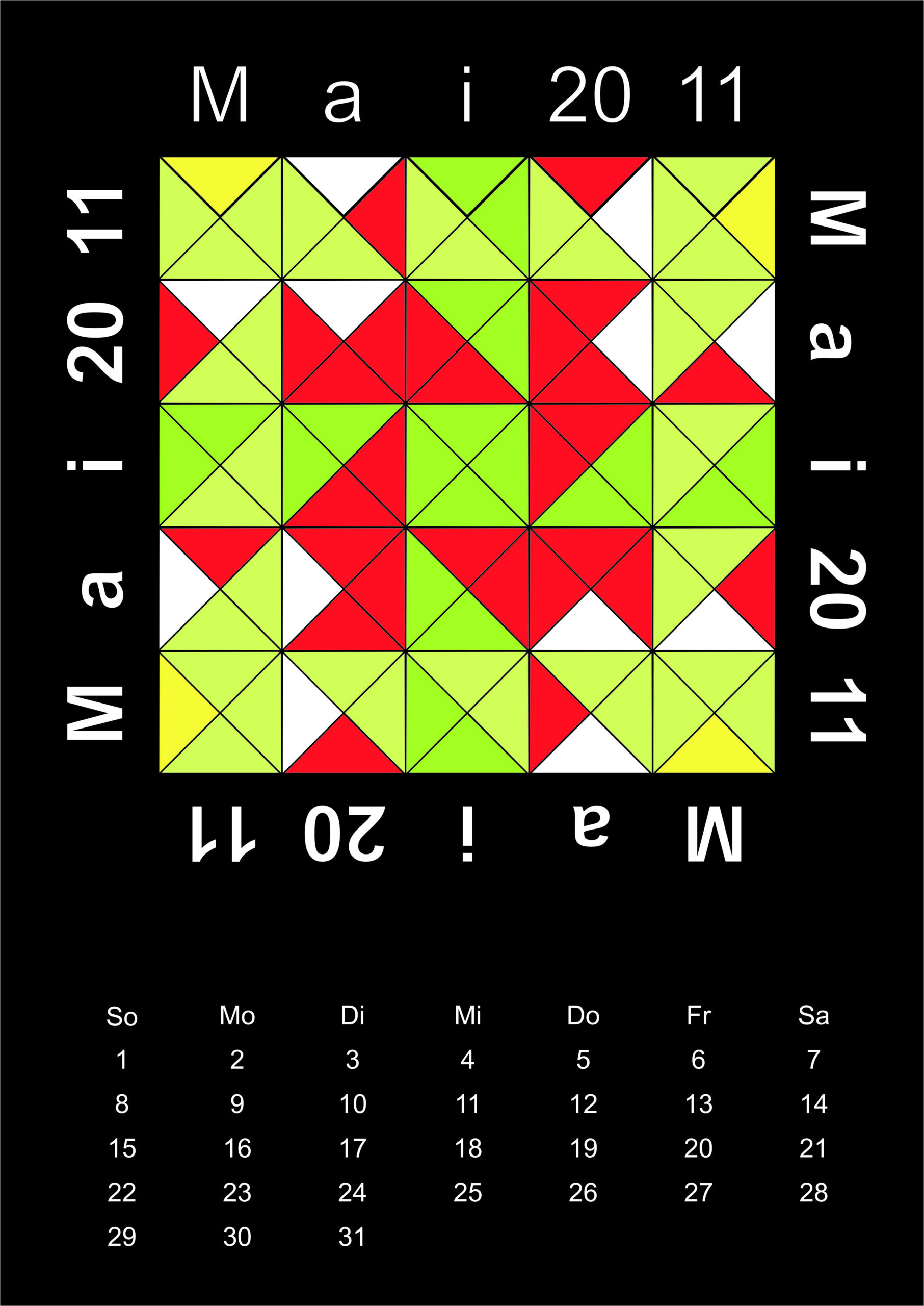 Kalenderblatt Mai 2011