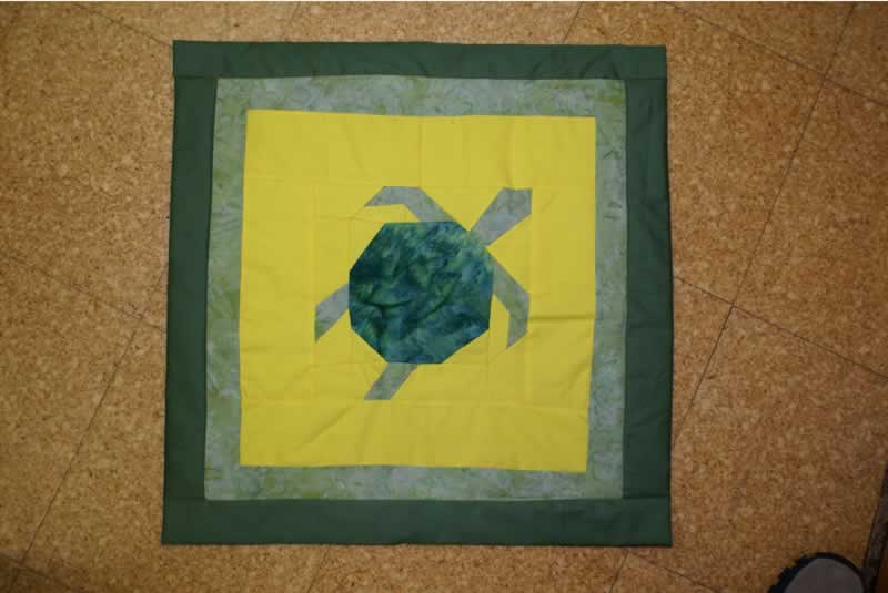 Quiltkurs Beispiel Schildkröte