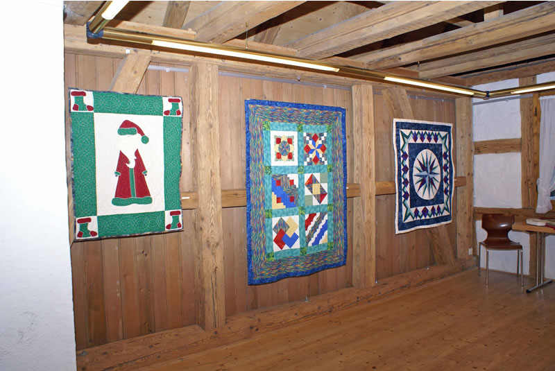 Ausstellung Seengen in der alten Schmitte Quilts