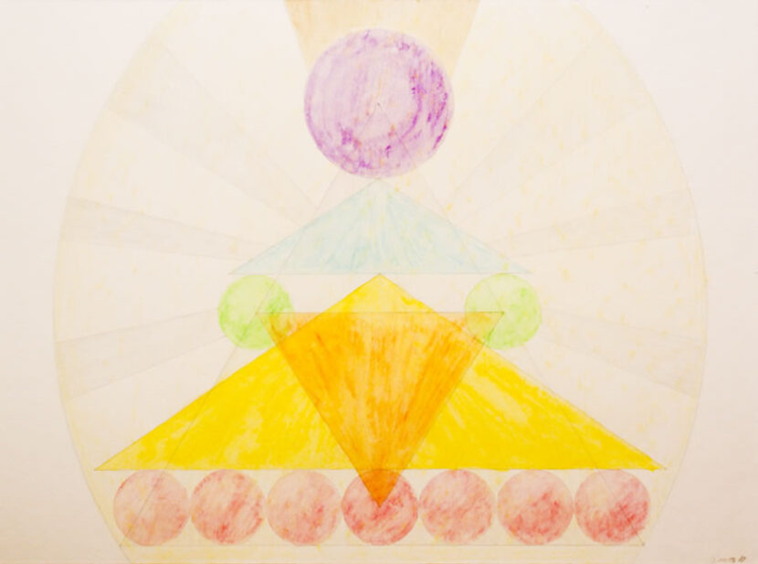 Zeichnung Brigitta Bölsterli Erde Himmel