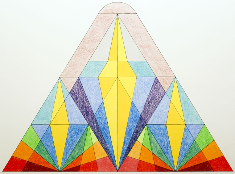 Zeichnung Brigitta Bölsterli Pyramide